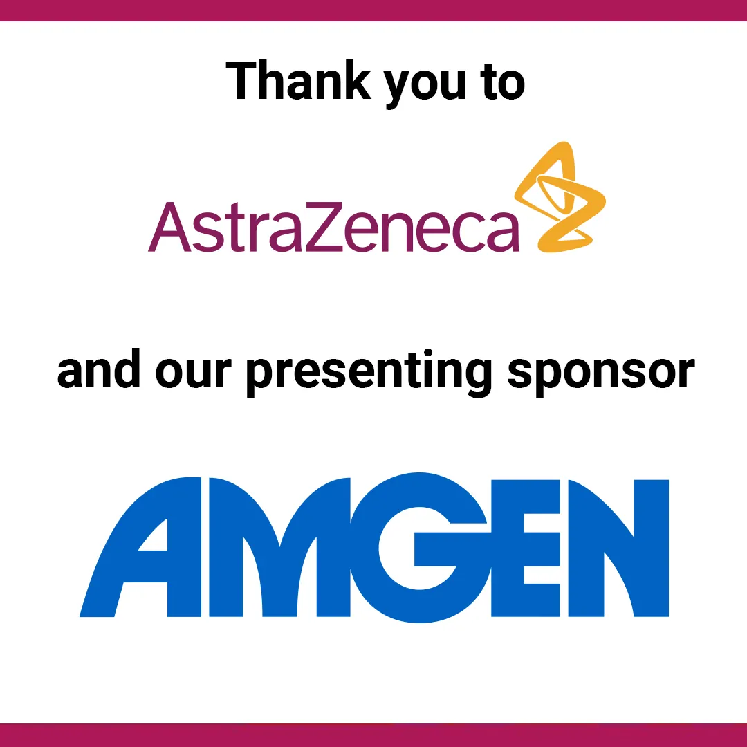 Astrazeneca and Amgen logos