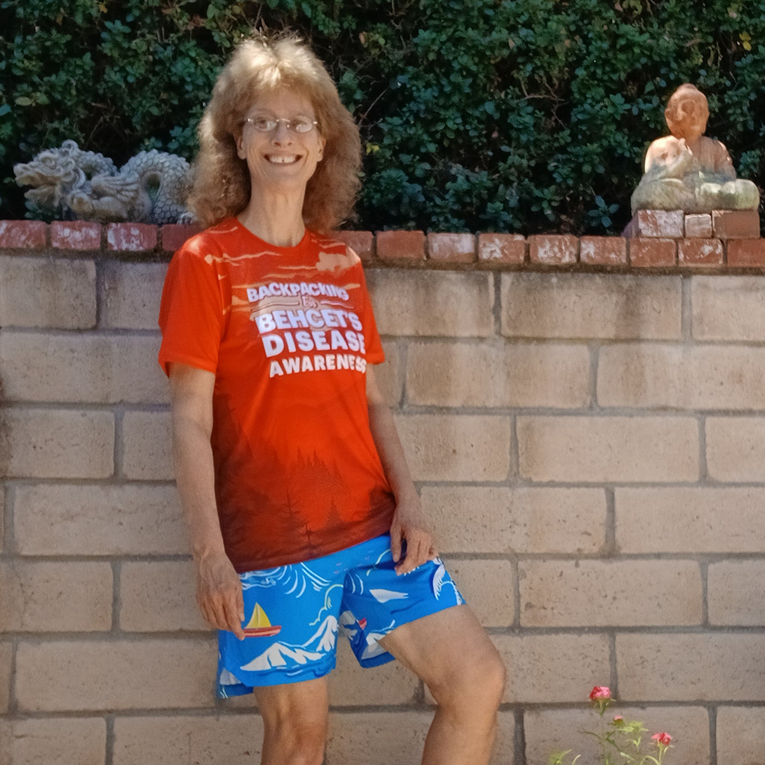 Cindy pictured outside smiling