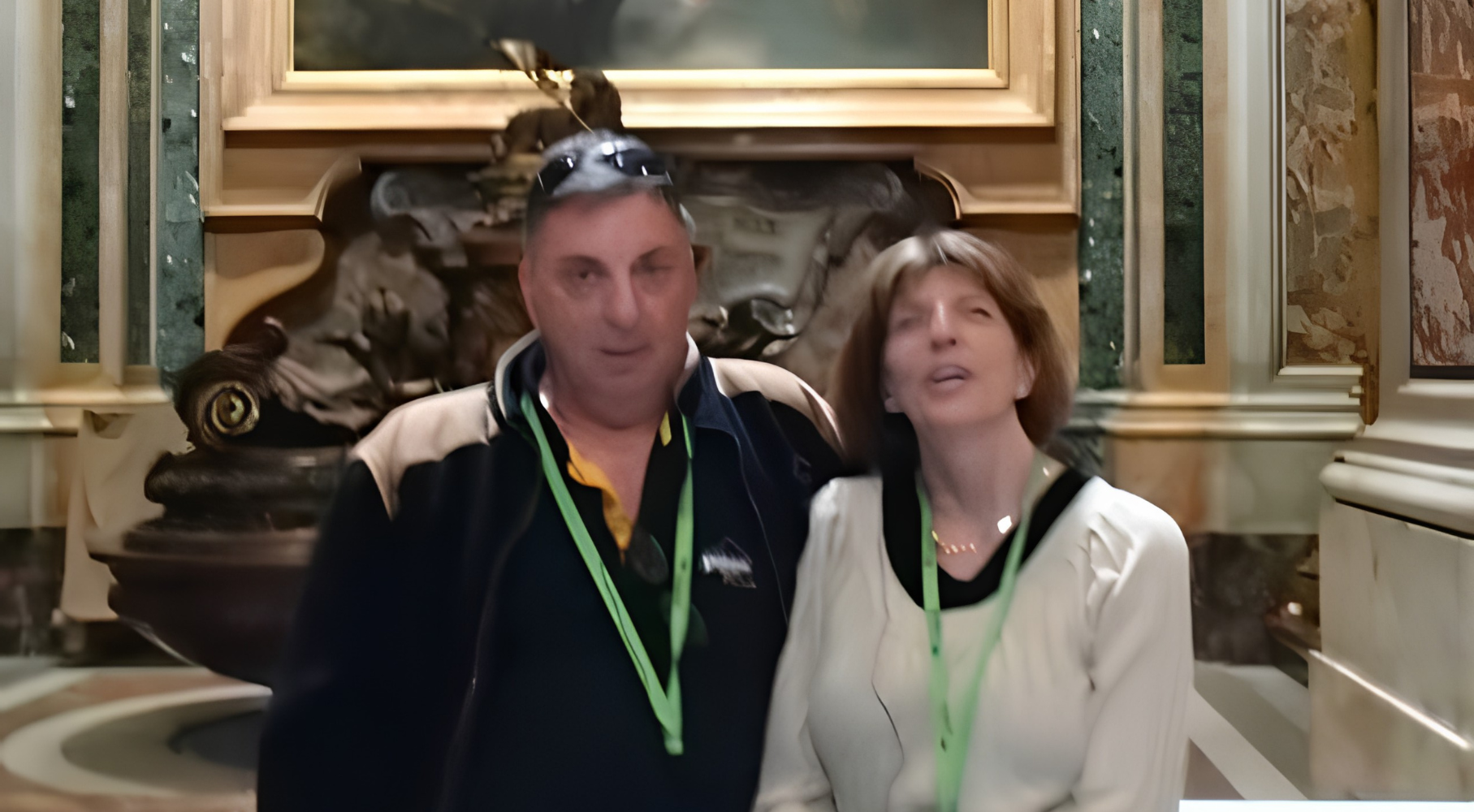 Janet with her husband