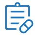 icon with notepad and pill