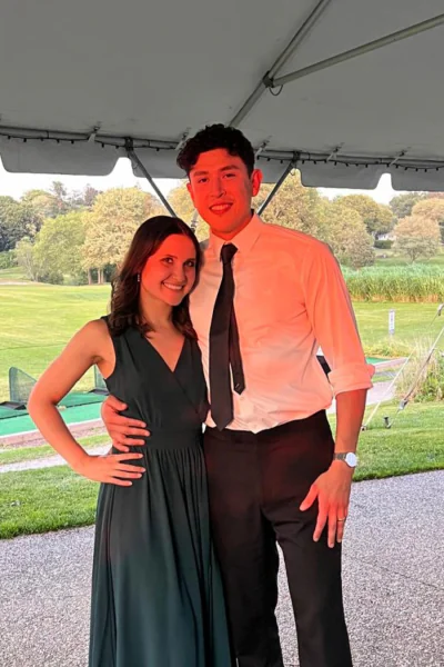 Sebastian with his wife, Ana
